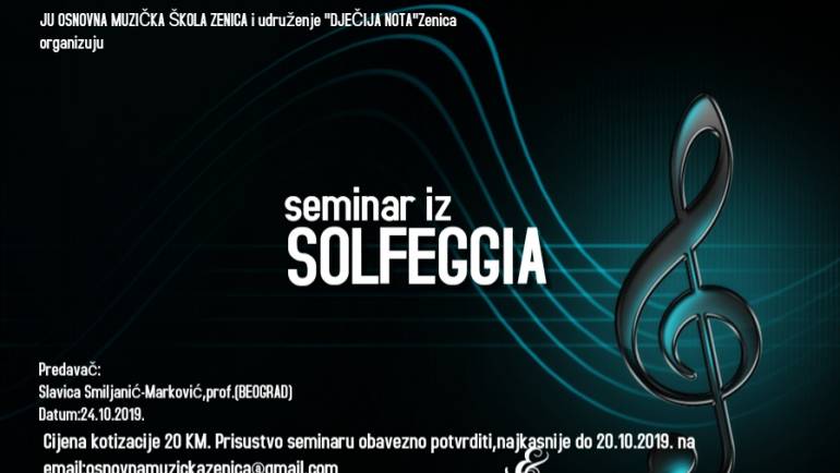 Seminar iz SOLFEGGIA